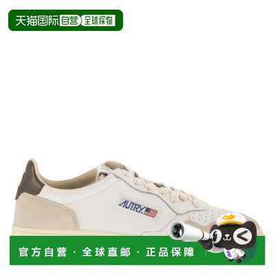 1h可退 香港直邮AUTRY 男士 MEDALIST 低帮皮质绒面革运动鞋 AULM