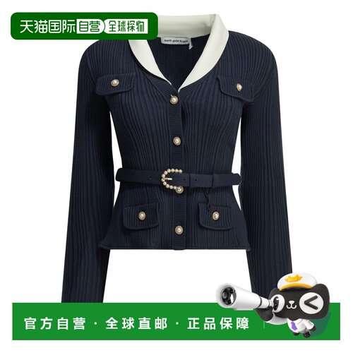 1h可退 香港直邮SELF-PORTRAIT 女士针织衫 PF26131CNNAVYBLUE AW