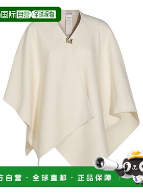 香港直邮MaxMara 麦斯玛拉 女士 SERRA CAPES 白色斗篷 252454608