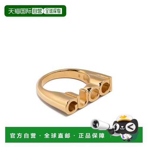 1h可退 欧洲直邮GUCCI 女士戒指 773855I46008005 SS2024 金色 徽