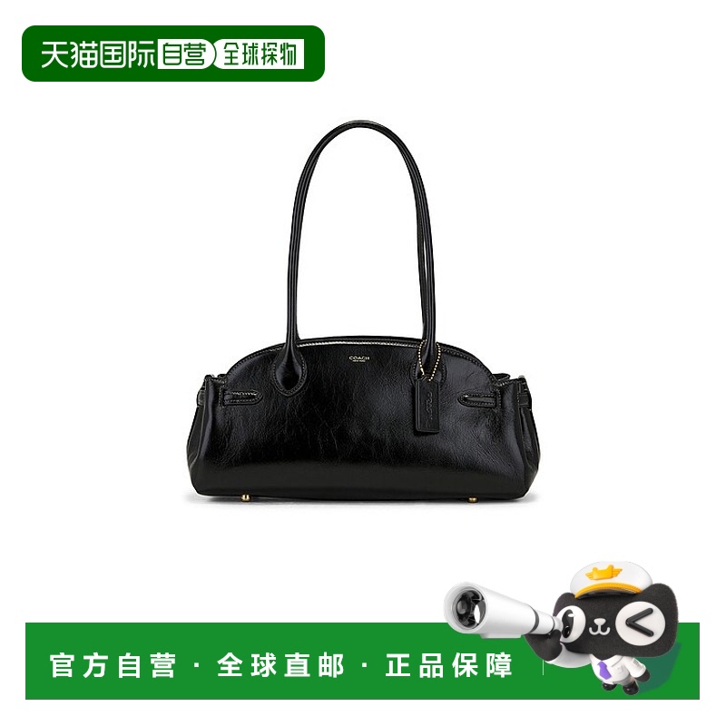 1h可退 香港直邮Coach 蔻驰 女士 Empire Carryall 34 油蜡皮包包