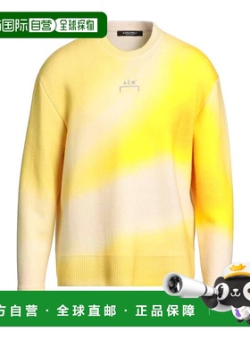 1h可退 香港直邮a cold wall 男士 毛衣 yellow黄色 舒适时尚