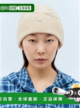 1h可退 香港直邮Acne Studios 艾克妮 女士 绞花针织无檐便帽 C40