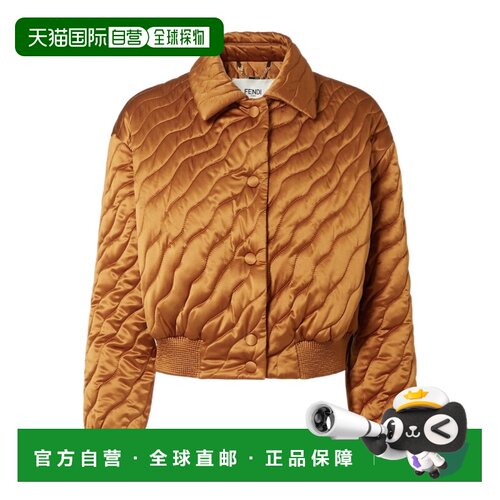 1h可退 香港直邮FENDI 女士西服 FJ7652AYNIF1T6R SS2026 棕色 短