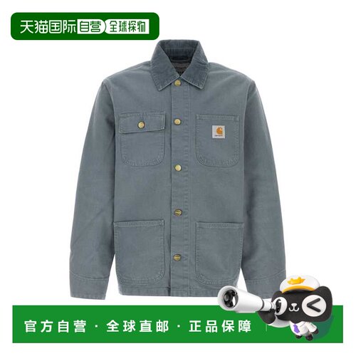 香港直邮CARHARTT WIP 男士 Powder Michigan 蓝色牛仔大衣 I0347