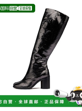 香港直邮Maison Margiela Tabi镜面分趾长筒靴 S34WW0057P5016