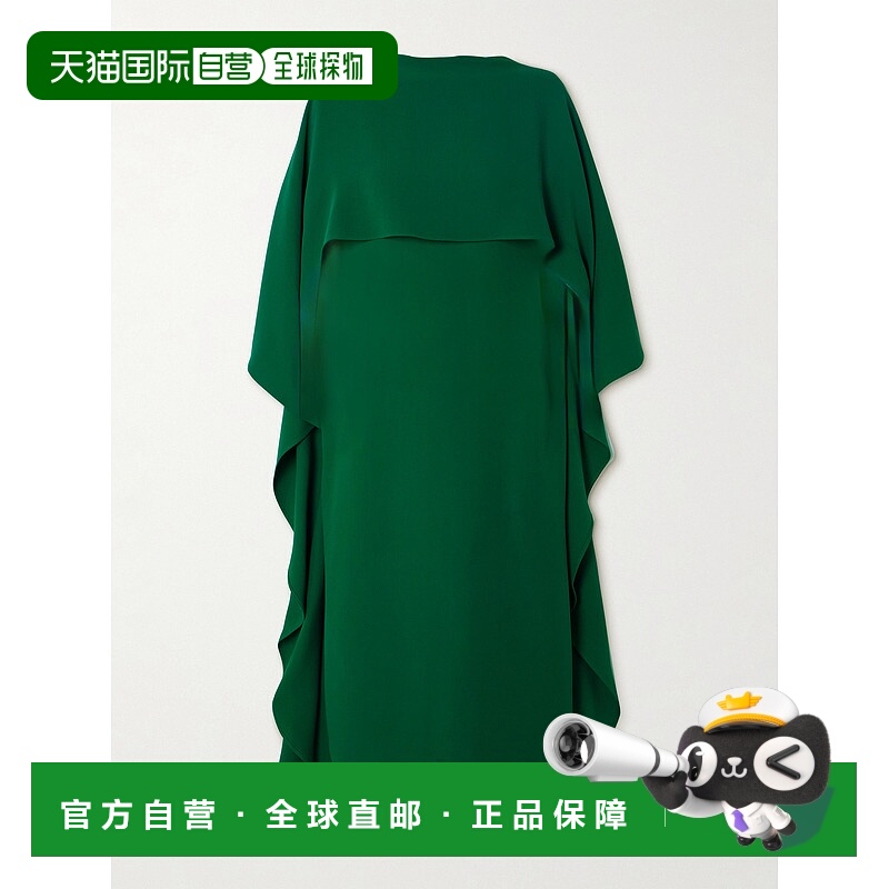 香港直邮Valentino 华伦天奴 女士 斗篷连衣裙 4B3VA7G51MM真丝