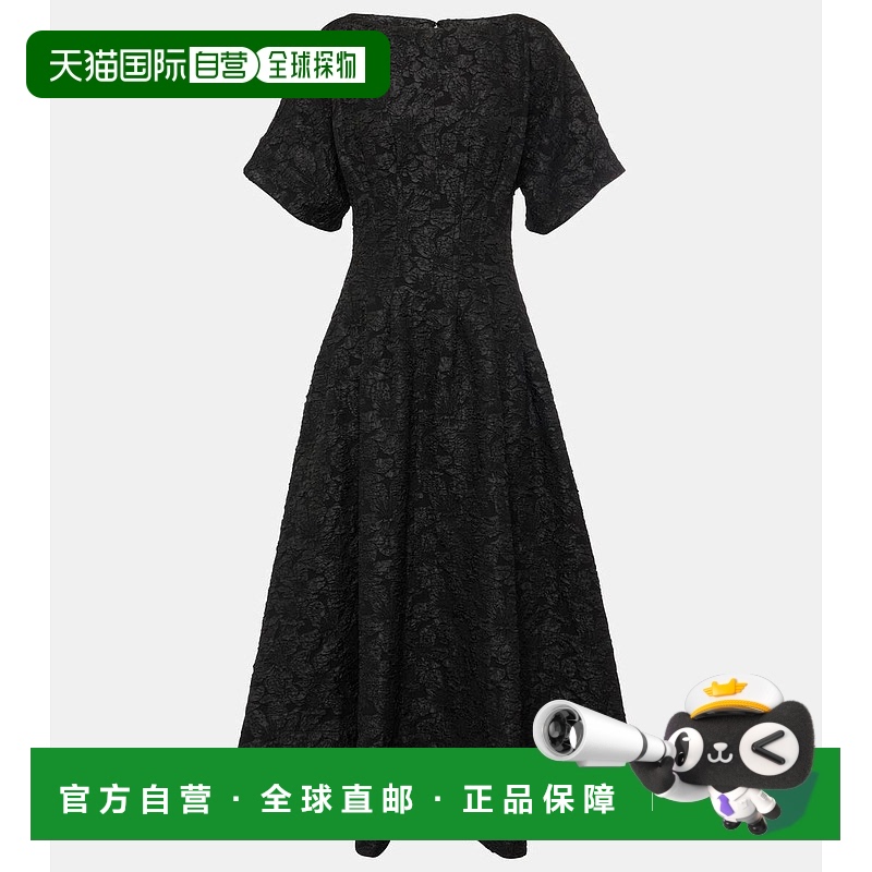 1h可退 香港直邮Simkhai 女士 Rosalie 提花中长连衣裙 001397