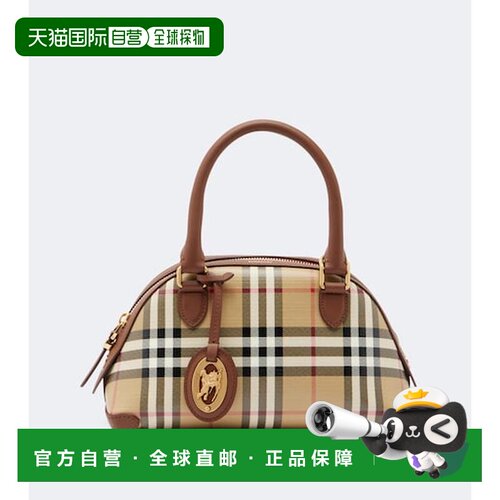 香港直邮Burberry 巴宝莉 女士 Primrose 格纹迷你手提包