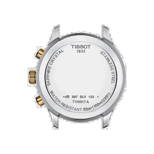 自营欧洲直邮Tissot天梭CHRONO XL系列男士腕表绿金色表盘石英机
