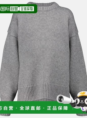 1h可退 香港直邮The Row 女士 Ophelia 羊毛羊绒毛衣 00 grey灰色