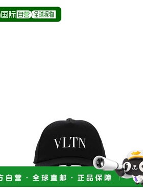 1h可退 香港直邮valentino 华伦天奴 男士 黑色棉棒球帽 2Y2HDA10