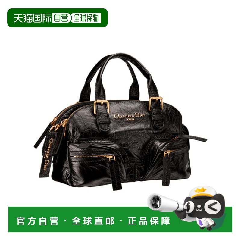香港直邮Dior 中号 Grand Tour Bowling手提包斜挎包 M6000UNQD