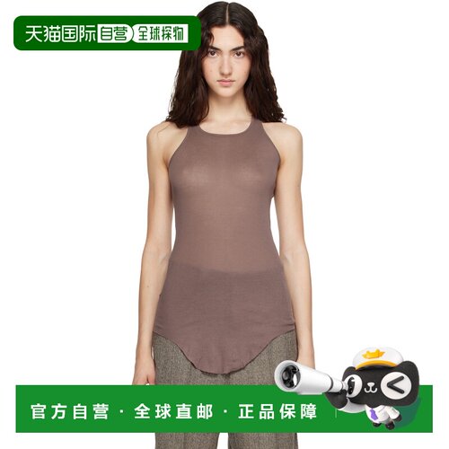 1h可退 香港直邮rick owens 瑞克 欧文斯 女士 粉色 Tower Basic