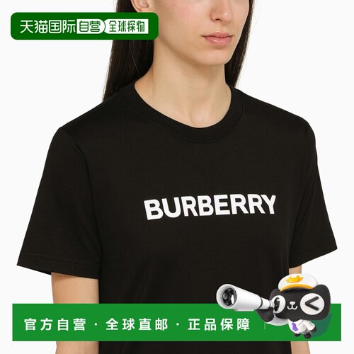 1h可退 香港直邮BURBERRY 女士T恤 8080324148164A1189 SS2025 黑