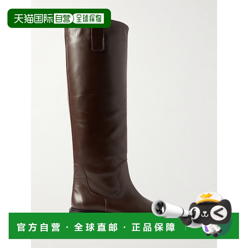 1h可退 香港直邮aeyde 女士 Henry 皮质及膝靴子 A11KBLAID45CH22