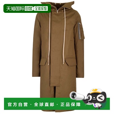 1h可退 香港直邮RICK OWENS 男士夹克 RU02D6980035 AW2024 棕色