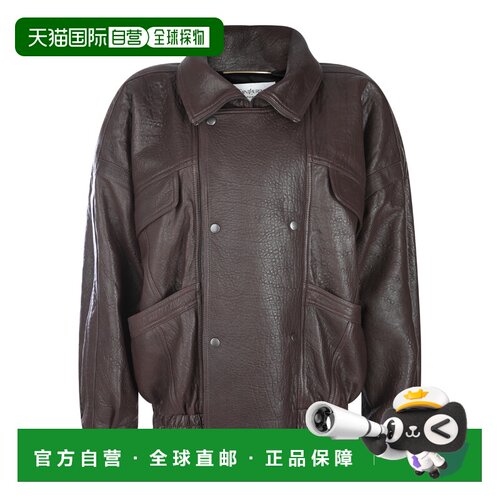 1h可退 Saint Laurent 圣罗兰 女士 羔羊皮短夹克(BUBBLE