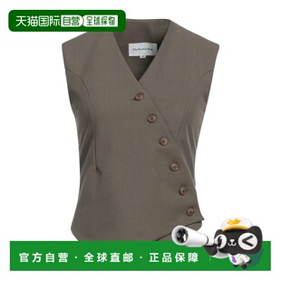 1h可退 香港直邮The Frankie Shop 女士 背心 green绿色 舒适时尚