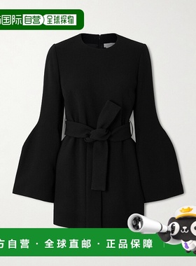 1h可退 Gabriela Hearst 女士 Shandon 束带羊毛长衫 326