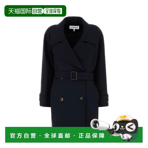 1h可退 香港直邮LOEWE 女士大衣 S540Y01XBENAVYBLUE AW2025 深蓝
