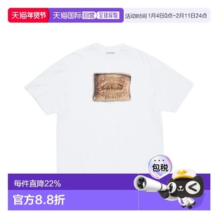 1h可退 香港直邮Acne Studios 艾克妮 男士 and Polos T恤白色POL
