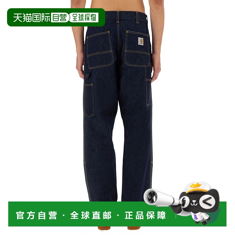 欧洲直邮carhartt wip 男士 牛仔裤工装裤直筒裤