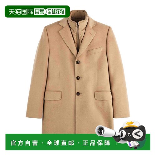 FAY 男士外套 NAM53511390XONC816 AW2025 驼色 Easy Db Coat