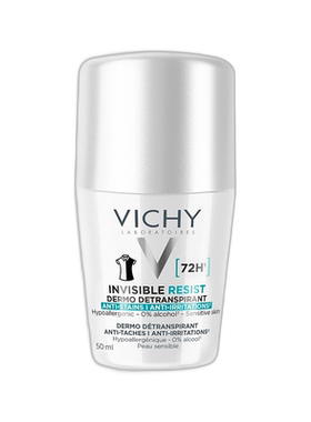 Vichy薇姿清爽止汗除臭剂走珠式止汗露50ml 持久清香正品
