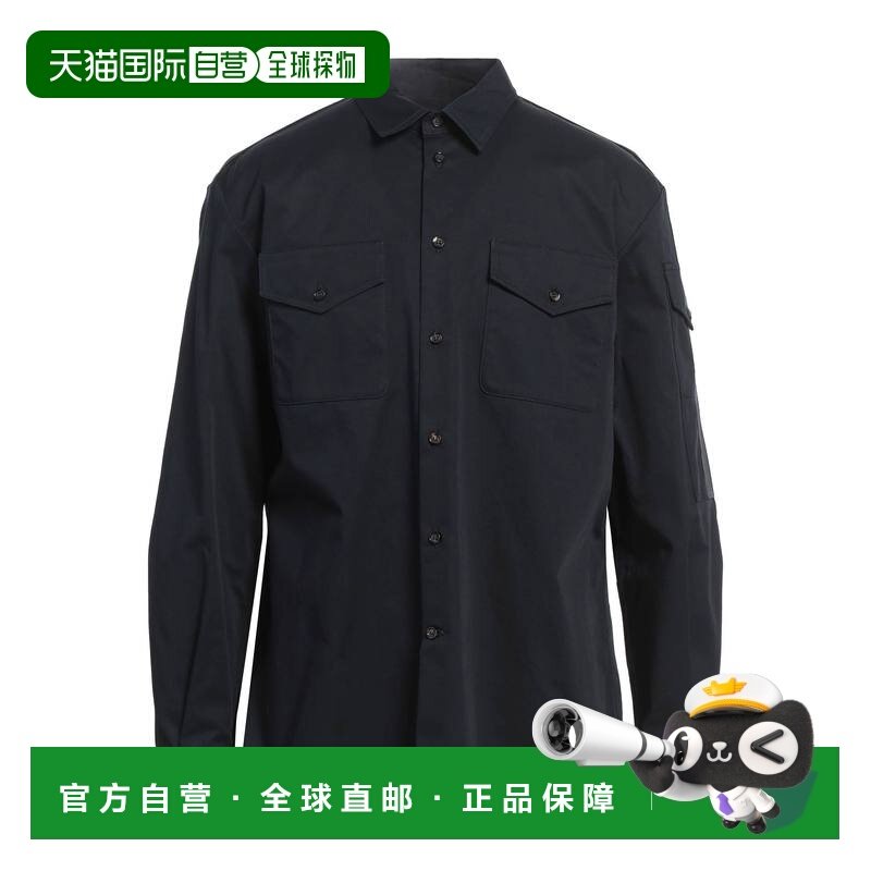 1h可退 香港直邮mcqueen 亚历山大 麦昆 男士 衬衫 blue蓝色 舒适,男装,衬衫,淘宝优惠券,粉丝福利购,淘宝优惠卷
