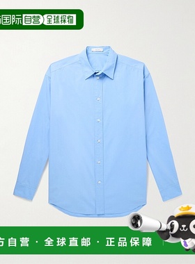 香港直邮The Row 男士 长袖衬衫 970W2567 blue蓝色 舒适时尚