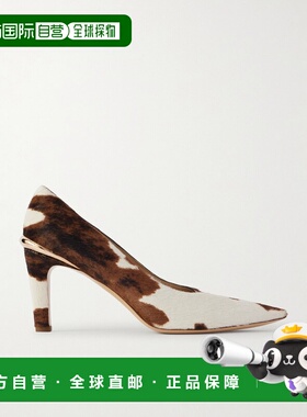 Gabriela Hearst 女士 Edwina cow-print 小牛毛浅口鞋 3