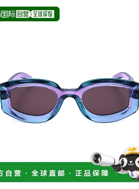 1h可退 香港直邮Gucci 古驰 女士 蓝色 & 紫色 Geometric Frame