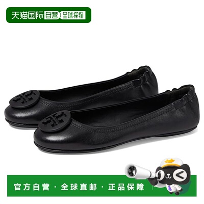 1h可退 香港直邮Tory Burch 托里 伯奇 女士 Minnie 旅行徽标芭蕾