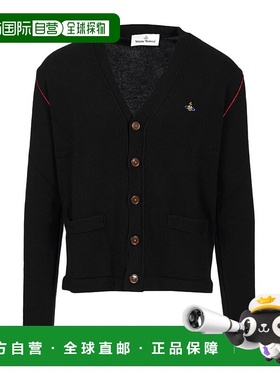 香港直邮Vivienne Westwood V领针织衫 27010014Y0018AAA羊绒开衫