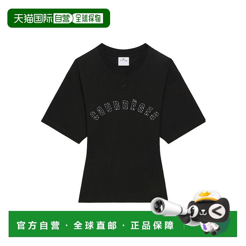 香港直邮Courreges 印花 T 恤 225JTS168JS0112