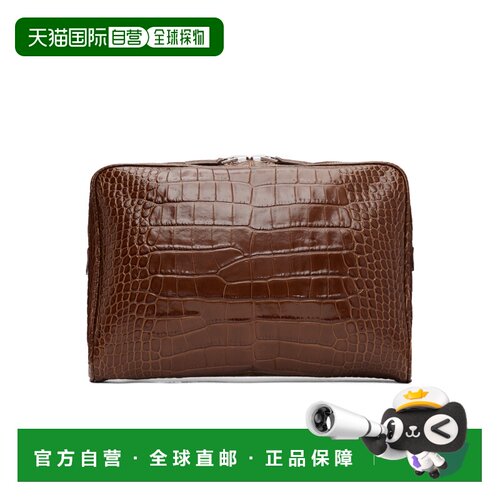 香港直邮TOM FORD 男士手提包 H0698LCL439SCARAM SS2026 棕色