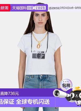 1h可退 香港直邮Rabanne 女士 imprime 数码T恤 24AJTE169CO0534P