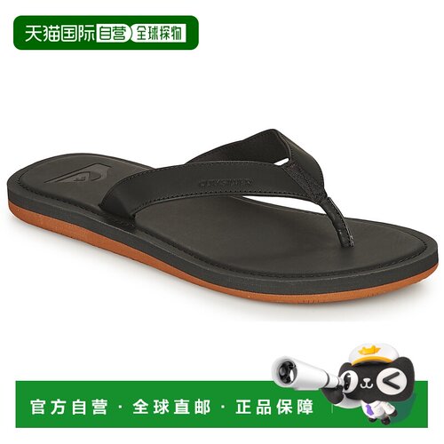 欧洲直邮Quiksilver 男鞋 人字拖鞋夹脚拖沙滩拖鞋 黑色 春夏 MOL