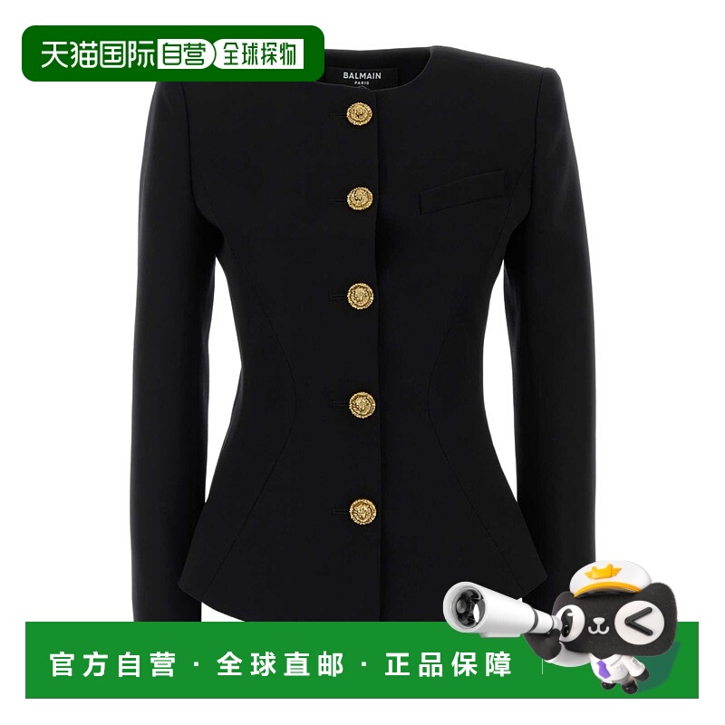 香港直邮Balmain 长袖休闲夹克 FF0SK693WC09