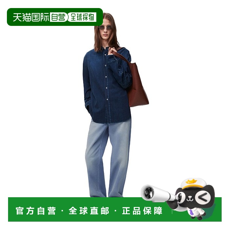香港直邮Loewe Anagram 牛仔外套衬衫 H526Y1DW07