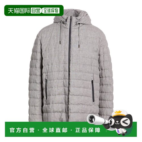 1h可退 香港直邮Herno 男士 Shell 夹克 grey灰色 舒适时尚