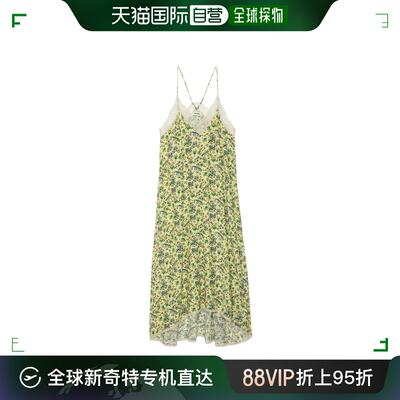 香港直邮Zadig & Voltaire 碎花吊带连衣裙 WWDR01349