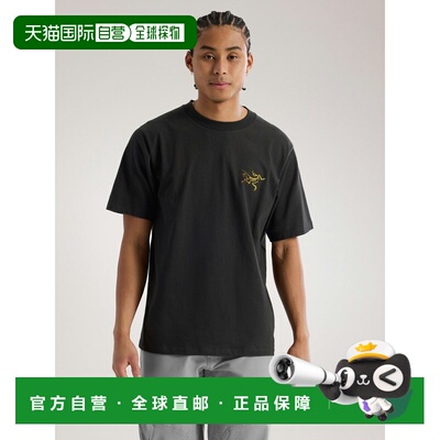 欧洲直邮Arc'teryx 始祖鸟 KRAGG COTTON LOGO SHIRT SS M新款
