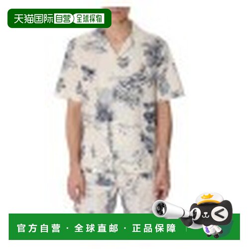 香港直邮MONCLER 男士衬衫 912F00047599GHS72 SS2026 花色