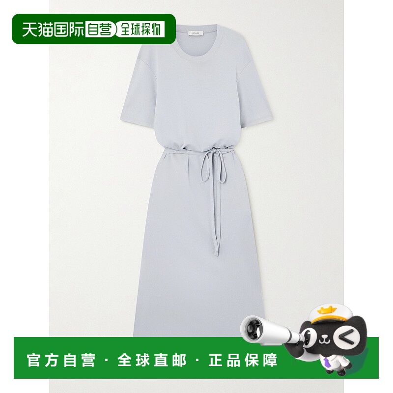香港直邮1h可退 Lemaire 女士 圆领连衣裙 DR1045LJ1016 blue蓝色