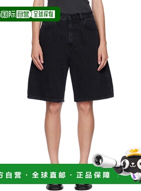 1h可退 香港直邮CARHARTT WIP 女士 黑色 Brandon 牛仔短裤 I0319