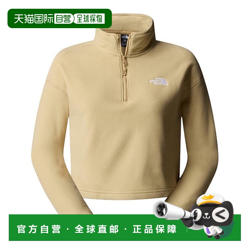1h可退 香港直邮The North Face 北面 女士 Glacier 1/4拉链短款