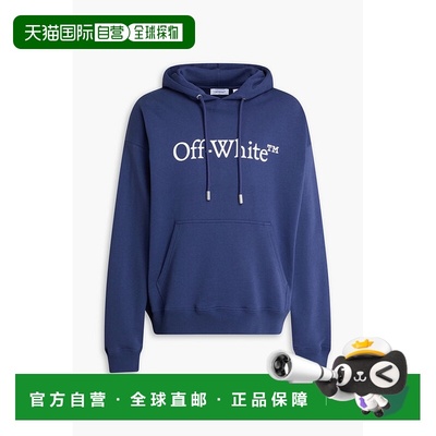 香港直邮off-white 男士 Bookish Skate French 大号印花棉质厚绒