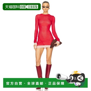 香港直邮The 迷你连衣裙 Attico 长袖 250WCA00340KVV 女士 1h可退